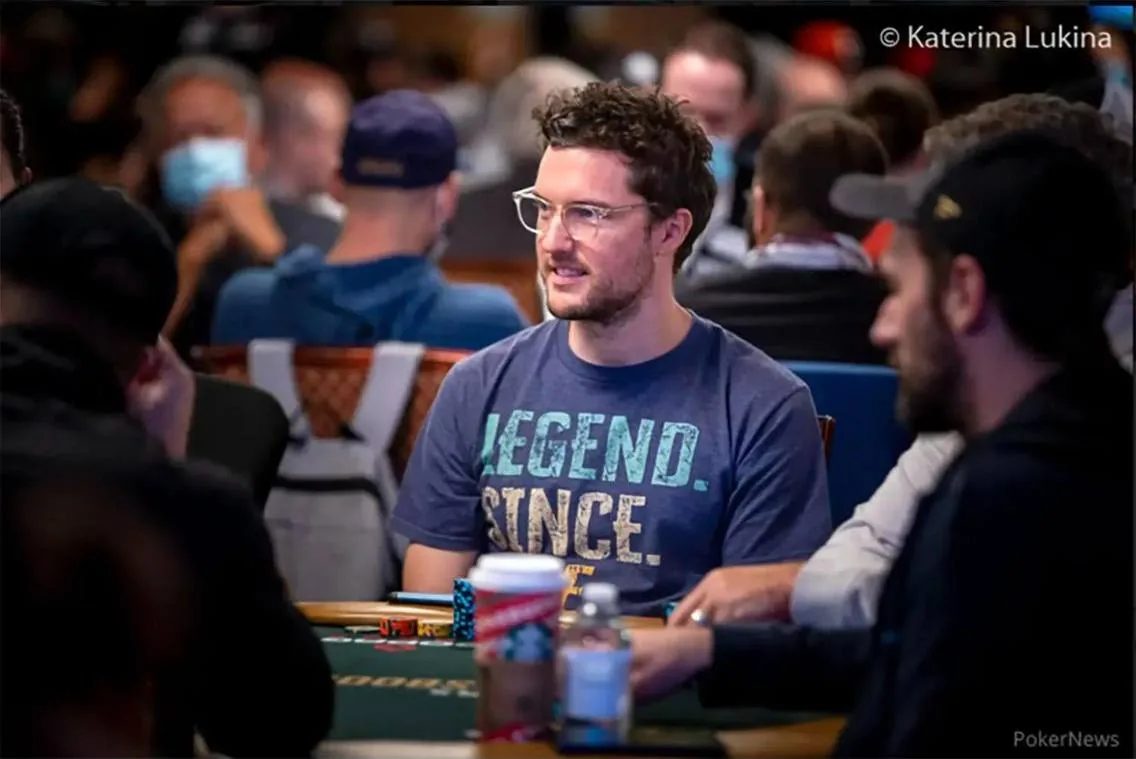 Thomas Boivin in the field at a World Series of Poker event